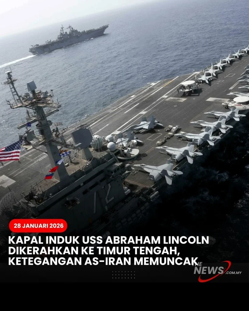 Kapal Induk USS Abraham Lincoln Terancam Rudal Iran, Sementara USS George HW Bush Hindari Serangan Houthi lewat Afrika