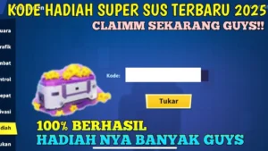 Kode Redeem Super Sus: Dapatkan Hadiah Menarik Sebelum Hangus di 21 Mei 2026