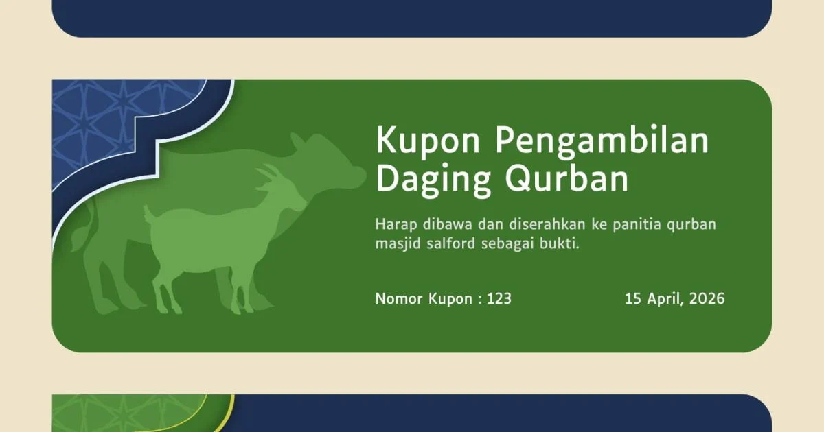 Menyambut Idul Adha 2026: Desain Kupon Qurban dan Libur Resmi yang Perlu Diketahui