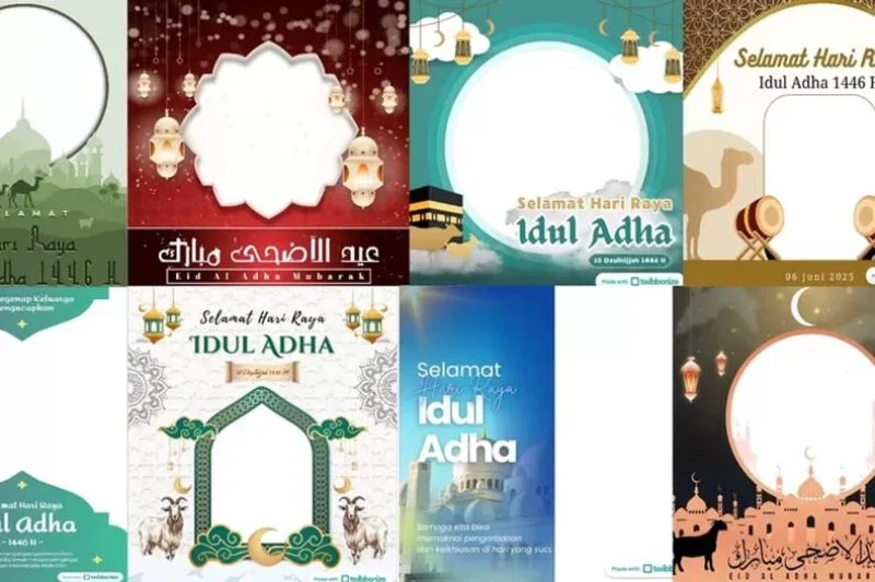 Meriahkan Idul Adha 2026 dengan Twibbon Islami yang Estetis