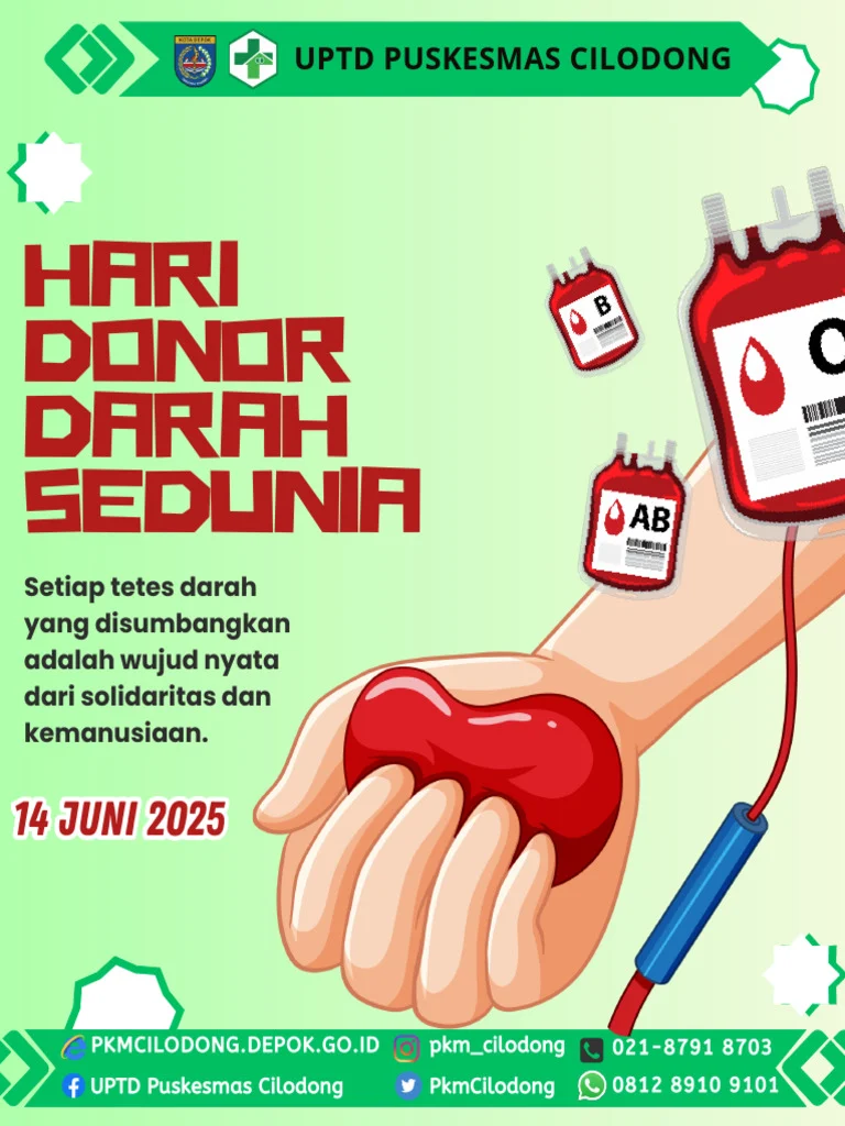 Hari Donor Darah Sedunia: Mengingatkan Kita akan Pentingnya Gotong Royong Modern