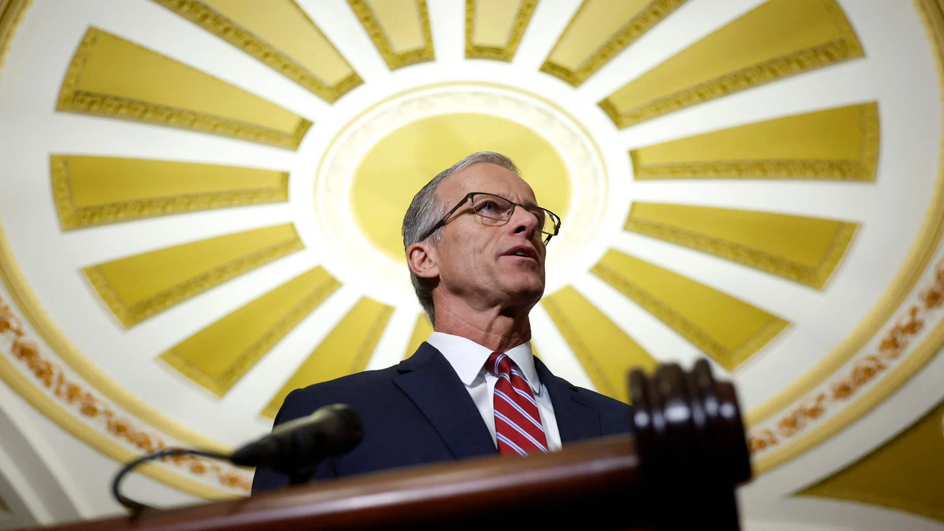 Tak Lagi Nurut Trump, Bos Senat John Thune Berani Bilang Tidak, Disebut Sesabar Nabi