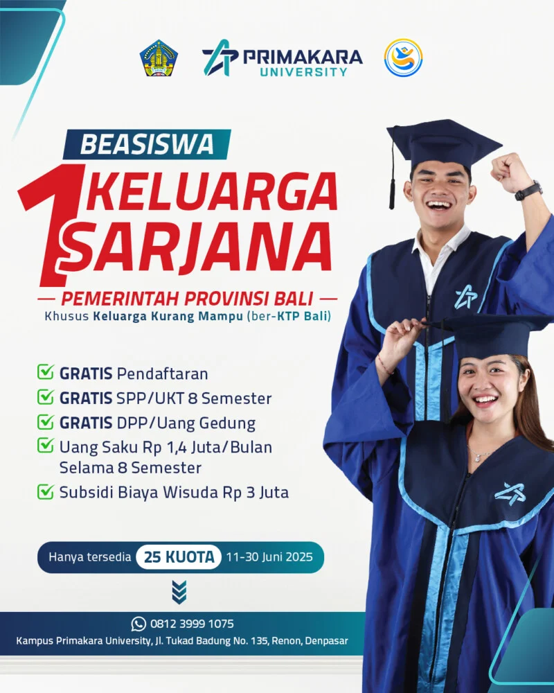 UPMI Bali Optimis Meningkatkan Serapan Beasiswa Satu Keluarga Satu Sarjana