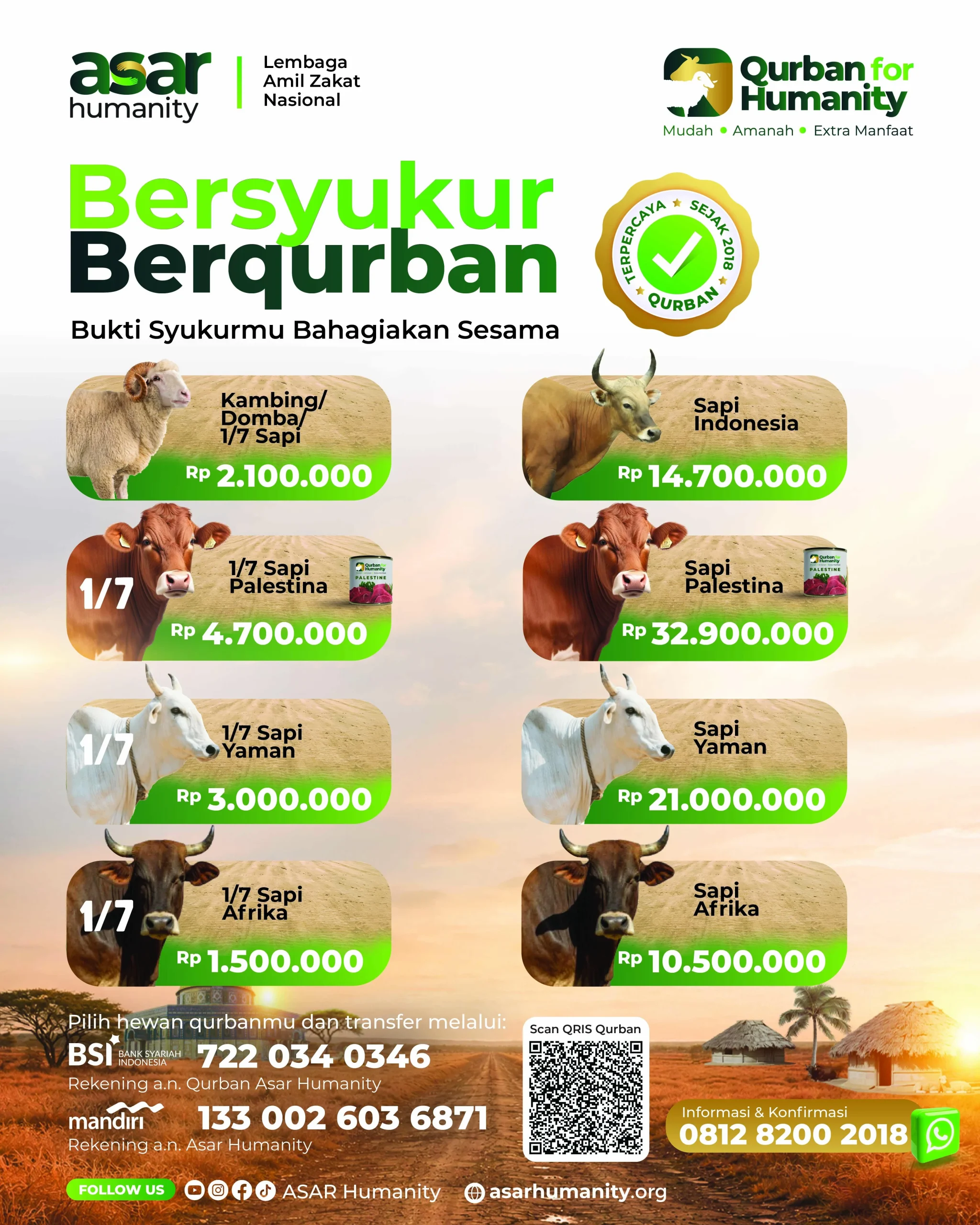 Daftar Harga Kurban 2026 dan Berita Terkini Lainnya