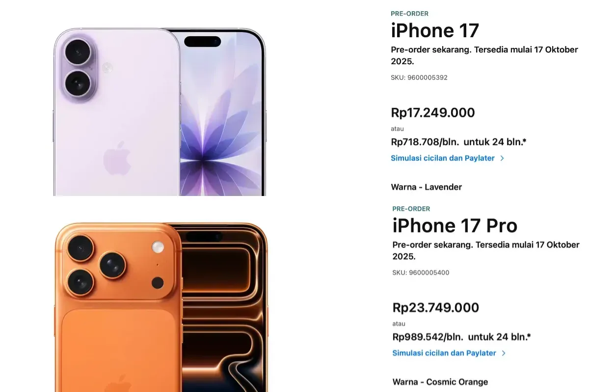 Harga iPhone 17 Series di Indonesia Naik Lagi: Cek Harga Terbaru Juli 2026