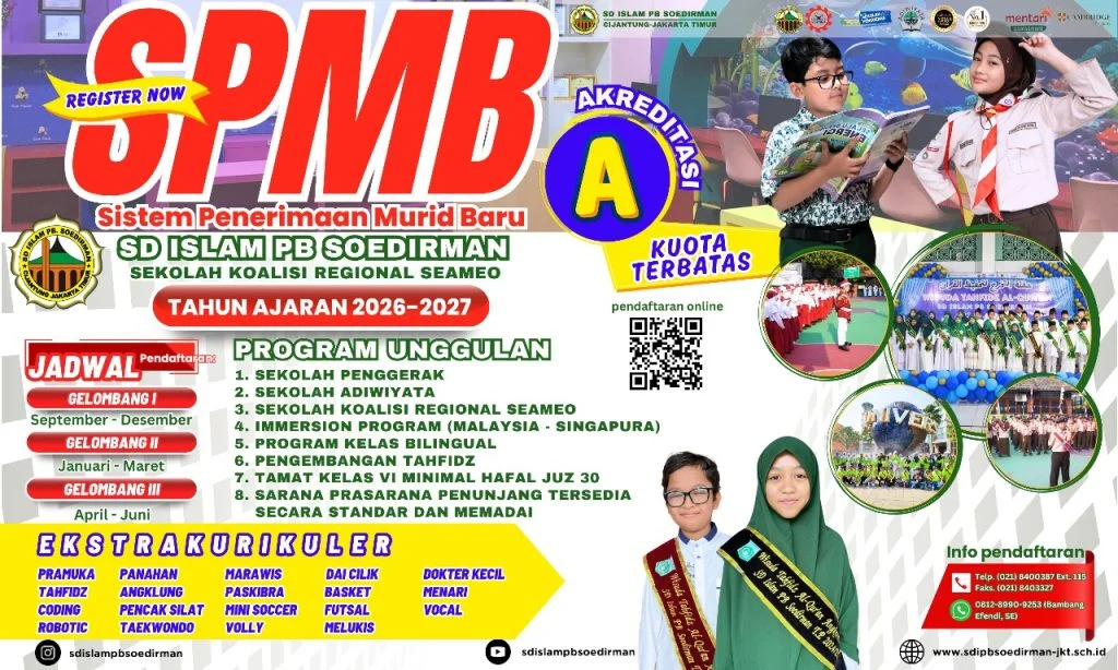 SPMB 2026: SDN Teluk Dalam 10 Banjarmasin Hanya Terima 1 Siswa Baru