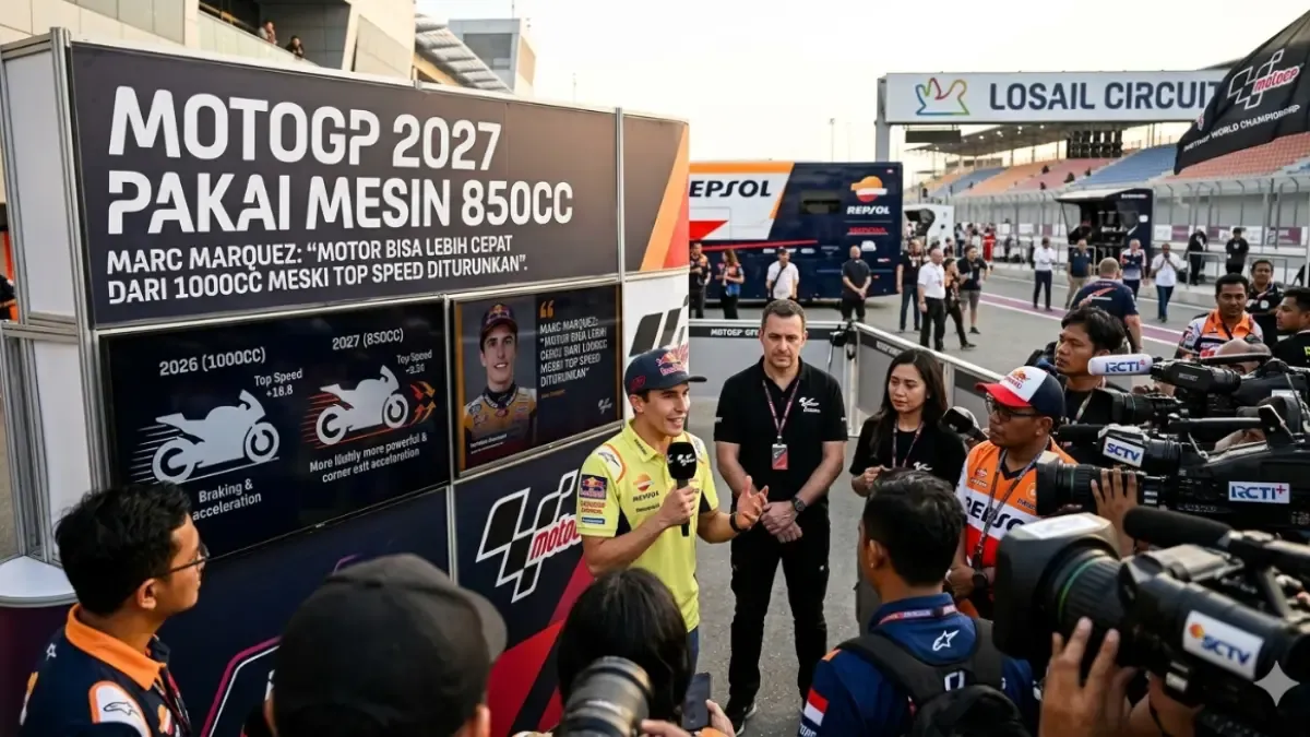 MotoGP 2027: Marc Marquez Yakin Motor 850cc Bisa Tumbangkan Rekor Sachsenring?