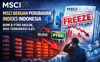 IHSG Anjlok 3,5% Meski MSCI Pertahankan Status Indonesia di Emerging Market